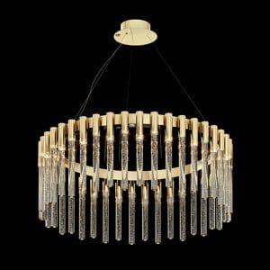 Murano glass chandelier, contemporary decò style