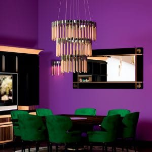 Beby Italy, New York New York Chandelier
