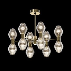 Murano glass chandelier, traditional style