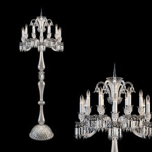 Totally crystal floor lamp, great classic style