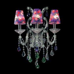 Masterpiece crystal and Murano glass applique, Maria Theresa classic style