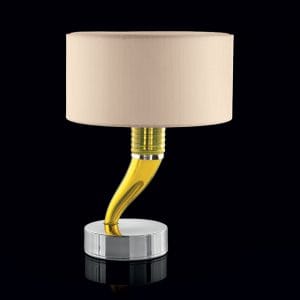 Murano mirrored glass table lamp, contemporary style