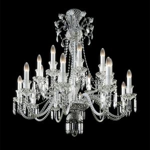 Totally crystal exclusive chandelier, great classic style
