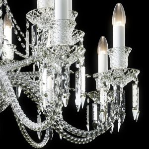 Totally crystal exclusive chandelier, great classic style