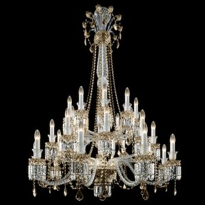 Totally crystal exclusive chandelier, great classic style.