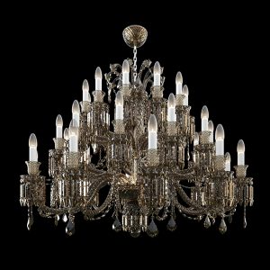 Totally crystal exclusive chandelier, great classic style