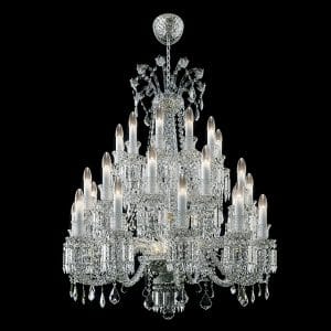 Totally crystal exclusive chandelier, great classic style