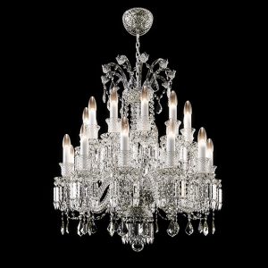 Totally crystal exclusive chandelier, great classic style