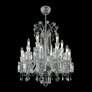 Totally crystal exclusive chandelier, great classic style