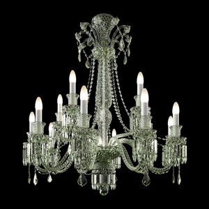 Totally crystal exclusive chandelier, great classic style