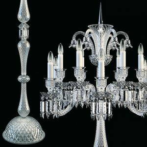 Totally crystal exclusive floor lamp, great classic style