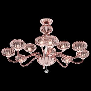 Murano glass chandelier, contemporary style