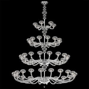 Murano glass cascade, contemporary style