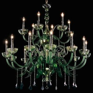 Murano glass and Swarovski Elements applique, magnificent contemporary style