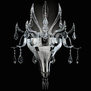 Murano glass and Swarovski Elements applique, magnificent contemporary style