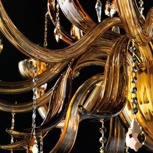 Murano glass and Swarovski Elements applique, magnificent contemporary style