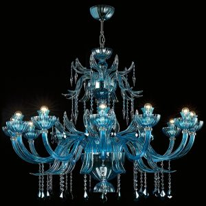 Murano glass and Swarovski Elements applique, magnificent contemporary style