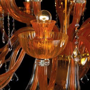 Murano glass and Swarovski Elements applique, magnificent contemporary style