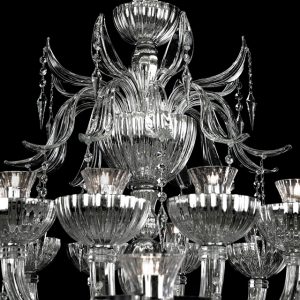 Murano glass and Swarovski Elements applique, magnificent contemporary style