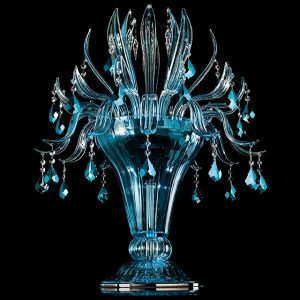 Murano glass and Swarovski Elements applique, magnificent contemporary style