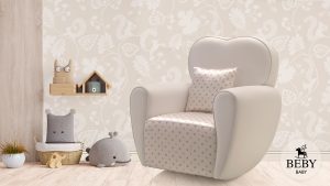 Leather Rocking Armchair