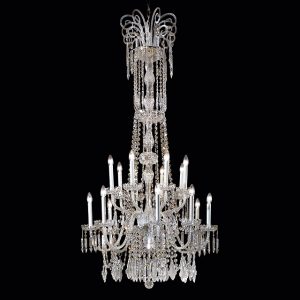 Murano glass and crystal applique, classic style
