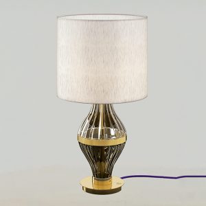 Murano glass table lamp, Rezzonico style