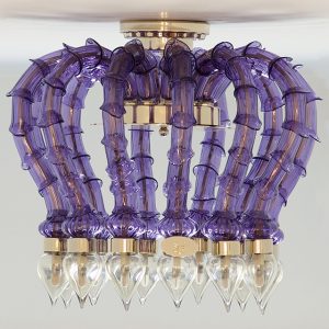 Murano glass suspension, Rezzonico style