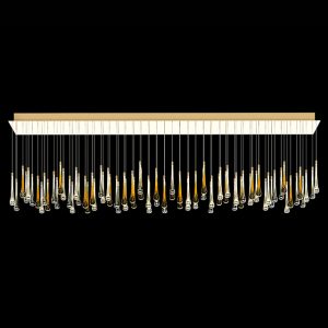 Murano glass lighting cascade chandelier, contemporary style, artwork