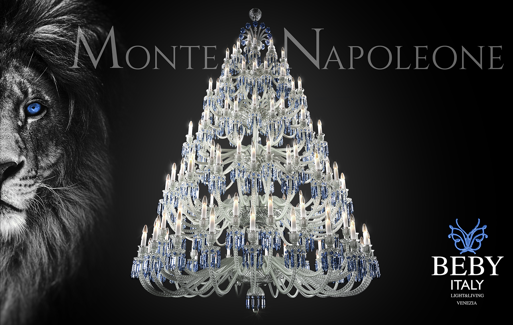 Big crystal chandelier