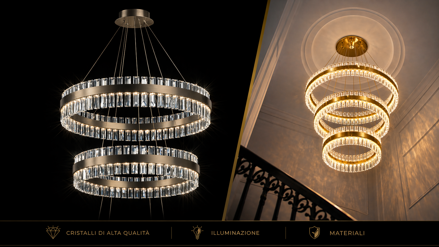 Modern Living interior design with Crystal  Chandelier by Beby Preeminence