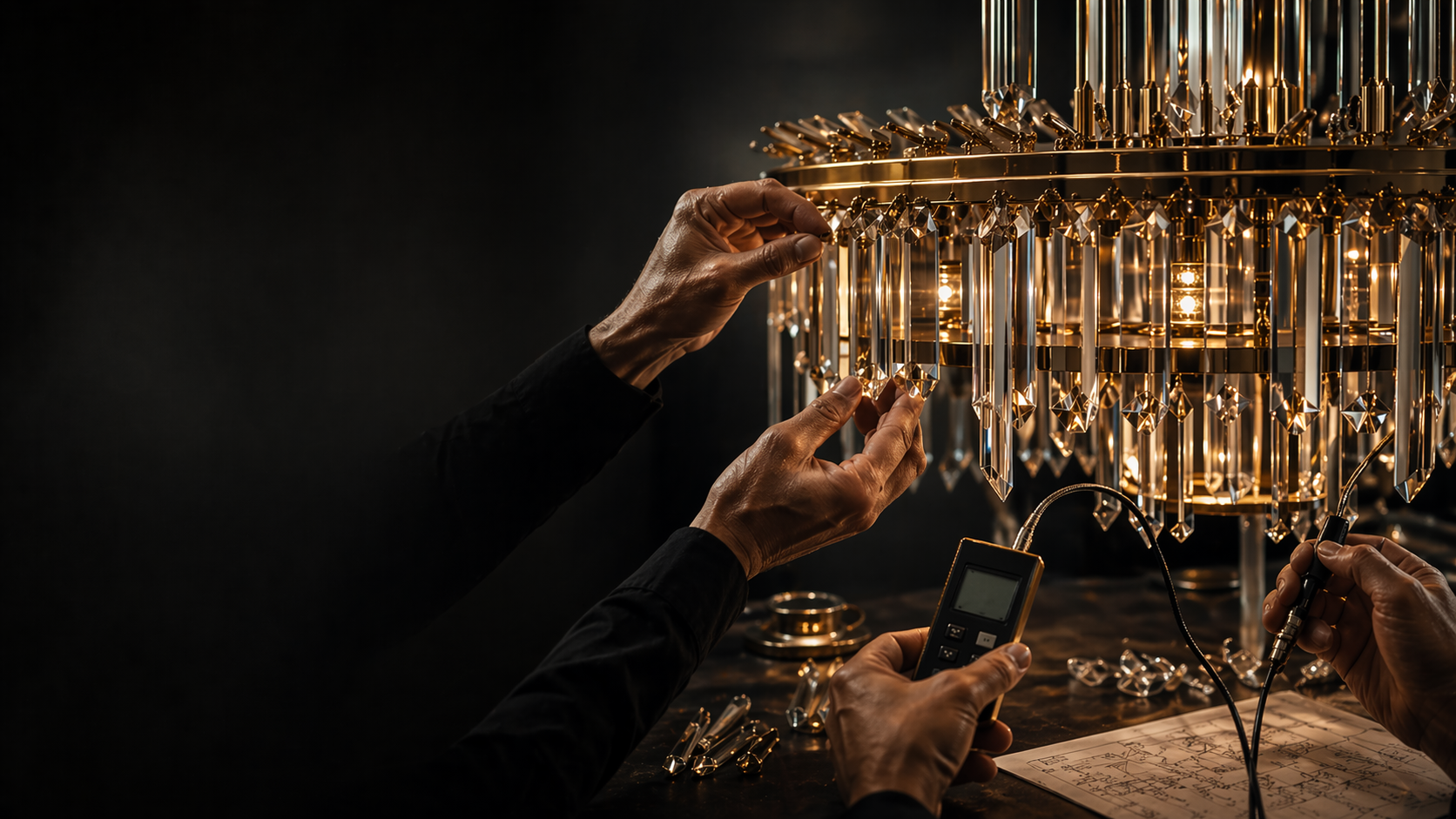 BEBY PREEMINENCE luxury lighting verification process